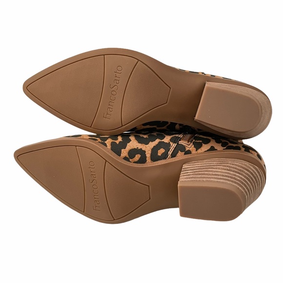 NWOT Franco Sarto | Women’s Leopard Ankle Boots - Picture 6 of 8